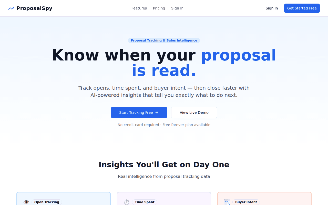 proposal-spy screenshot