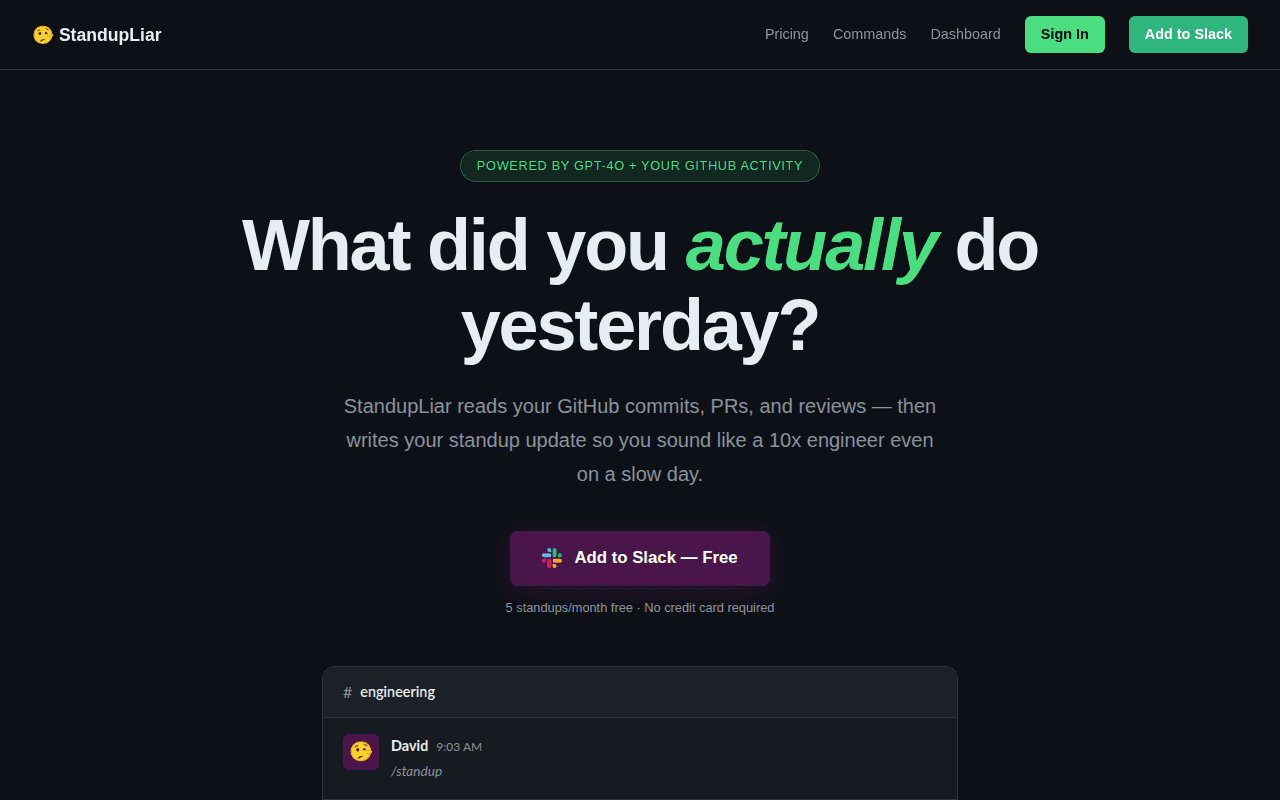 standup-liar screenshot